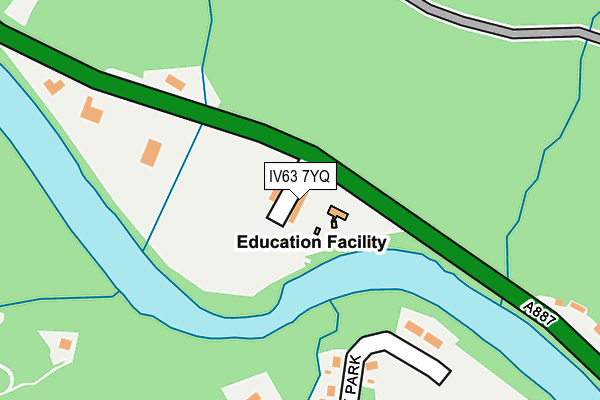 IV63 7YQ map - OS OpenMap – Local (Ordnance Survey)