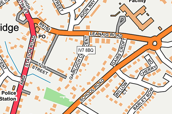 IV7 8BQ map - OS OpenMap – Local (Ordnance Survey)