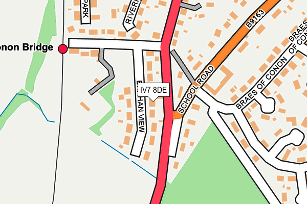 IV7 8DE map - OS OpenMap – Local (Ordnance Survey)