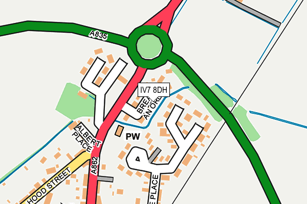 IV7 8DH map - OS OpenMap – Local (Ordnance Survey)