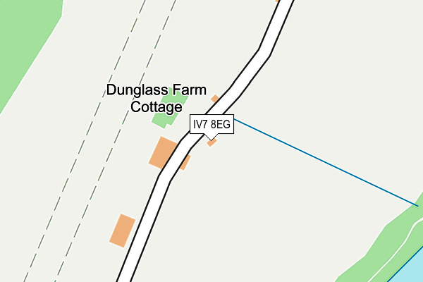 IV7 8EG map - OS OpenMap – Local (Ordnance Survey)
