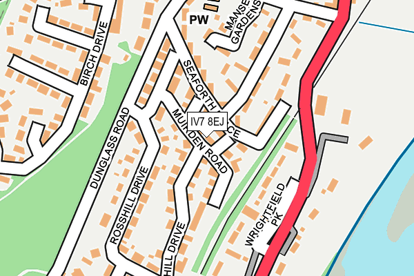 IV7 8EJ map - OS OpenMap – Local (Ordnance Survey)