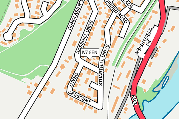 IV7 8EN map - OS OpenMap – Local (Ordnance Survey)