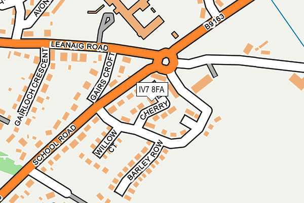 IV7 8FA map - OS OpenMap – Local (Ordnance Survey)