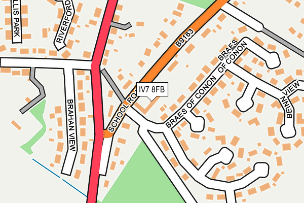 IV7 8FB map - OS OpenMap – Local (Ordnance Survey)