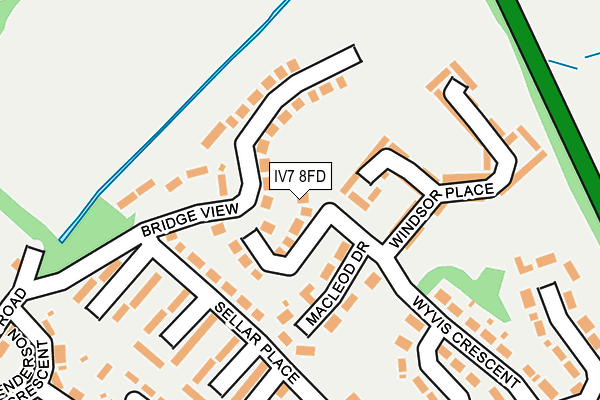 IV7 8FD map - OS OpenMap – Local (Ordnance Survey)