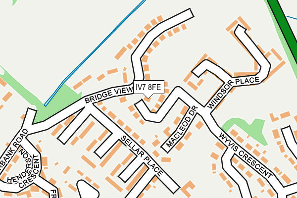 IV7 8FE map - OS OpenMap – Local (Ordnance Survey)