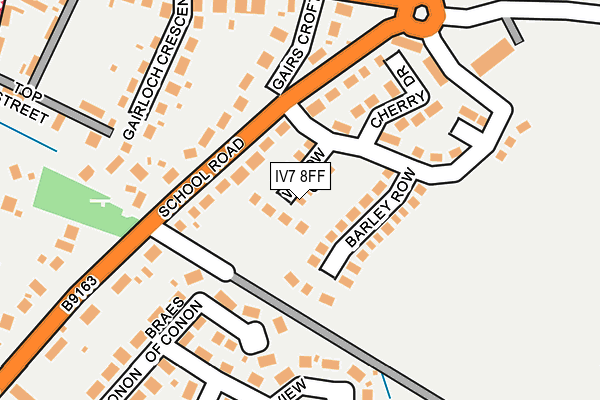 IV7 8FF map - OS OpenMap – Local (Ordnance Survey)