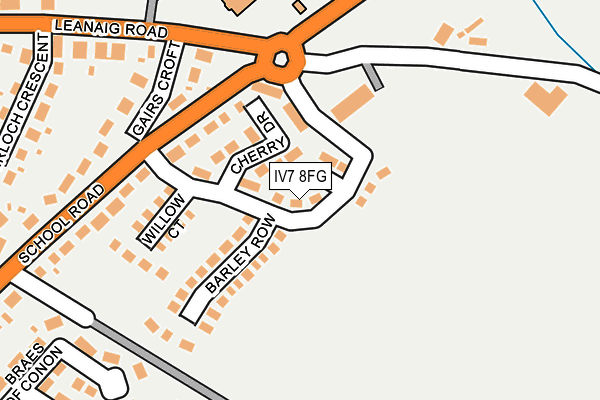 IV7 8FG map - OS OpenMap – Local (Ordnance Survey)