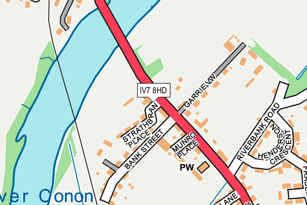 IV7 8HD map - OS OpenMap – Local (Ordnance Survey)