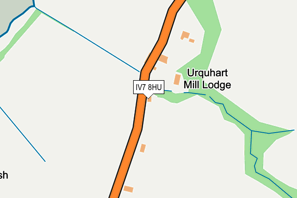 IV7 8HU map - OS OpenMap – Local (Ordnance Survey)