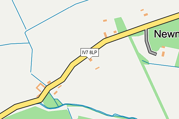 IV7 8LP map - OS OpenMap – Local (Ordnance Survey)