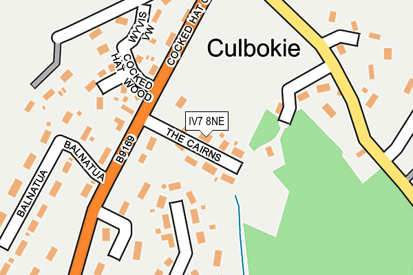 IV7 8NE map - OS OpenMap – Local (Ordnance Survey)