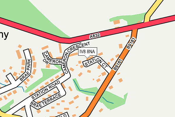 IV8 8NA map - OS OpenMap – Local (Ordnance Survey)