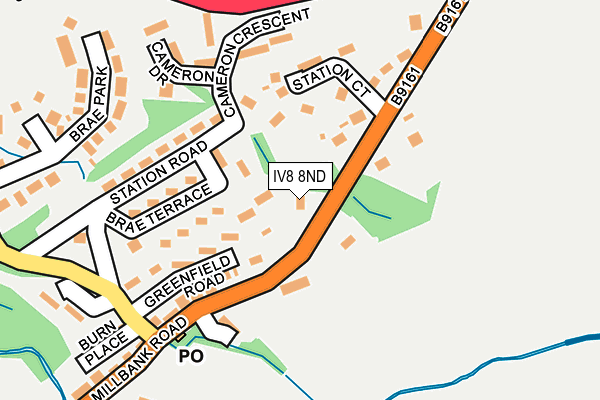 IV8 8ND map - OS OpenMap – Local (Ordnance Survey)