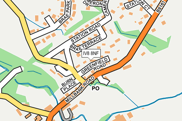 IV8 8NF map - OS OpenMap – Local (Ordnance Survey)