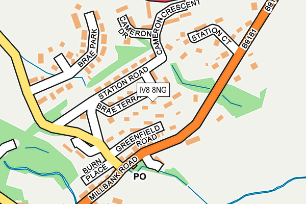 IV8 8NG map - OS OpenMap – Local (Ordnance Survey)