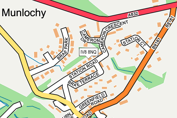 IV8 8NQ map - OS OpenMap – Local (Ordnance Survey)