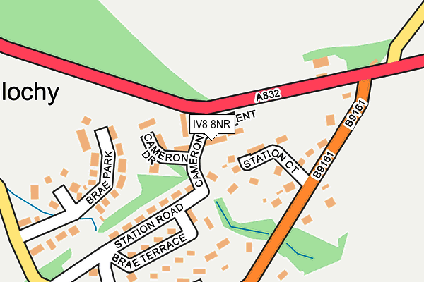 IV8 8NR map - OS OpenMap – Local (Ordnance Survey)