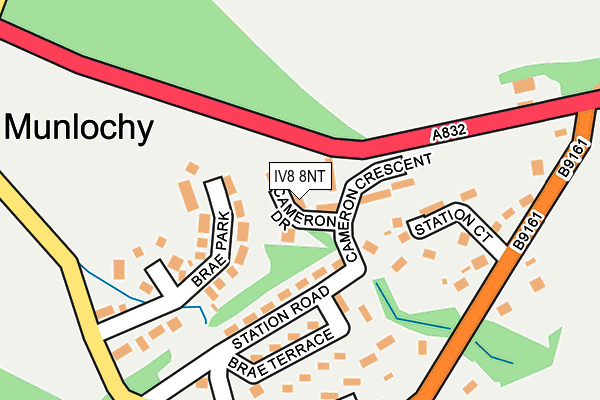 IV8 8NT map - OS OpenMap – Local (Ordnance Survey)