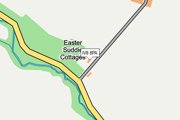 IV8 8PA map - OS OpenMap – Local (Ordnance Survey)