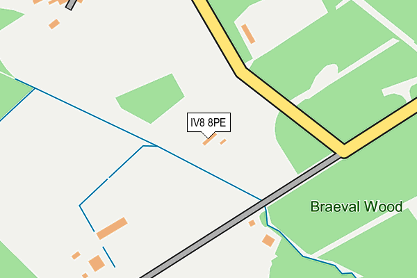 IV8 8PE map - OS OpenMap – Local (Ordnance Survey)