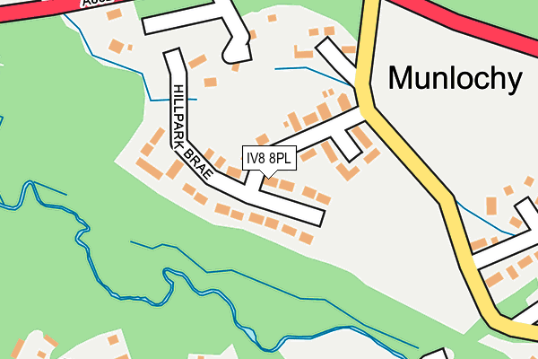 IV8 8PL map - OS OpenMap – Local (Ordnance Survey)