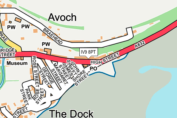 IV9 8PT map - OS OpenMap – Local (Ordnance Survey)