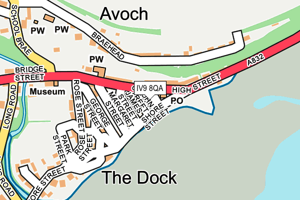 IV9 8QA map - OS OpenMap – Local (Ordnance Survey)