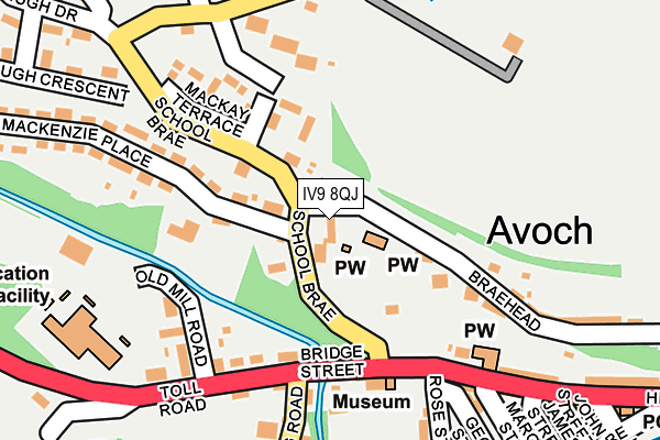 IV9 8QJ map - OS OpenMap – Local (Ordnance Survey)