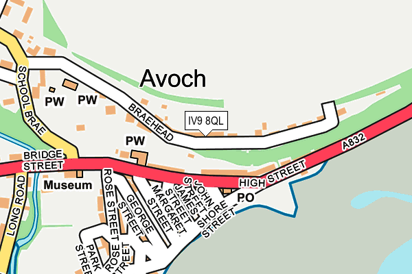 IV9 8QL map - OS OpenMap – Local (Ordnance Survey)