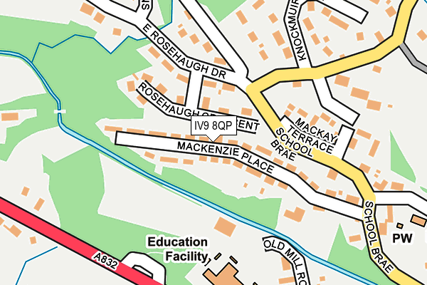 IV9 8QP map - OS OpenMap – Local (Ordnance Survey)