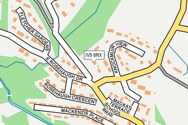 IV9 8RX map - OS OpenMap – Local (Ordnance Survey)