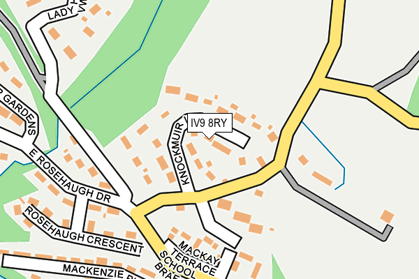 IV9 8RY map - OS OpenMap – Local (Ordnance Survey)