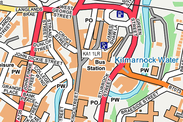 KA1 1LR map - OS OpenMap – Local (Ordnance Survey)