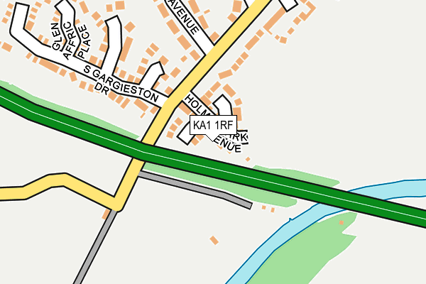 KA1 1RF map - OS OpenMap – Local (Ordnance Survey)