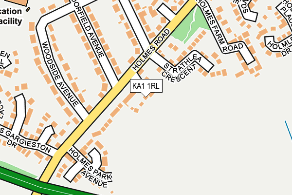 KA1 1RL map - OS OpenMap – Local (Ordnance Survey)