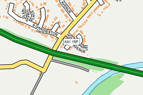 KA1 1RP map - OS OpenMap – Local (Ordnance Survey)