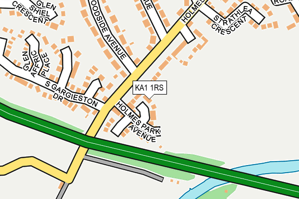 KA1 1RS map - OS OpenMap – Local (Ordnance Survey)