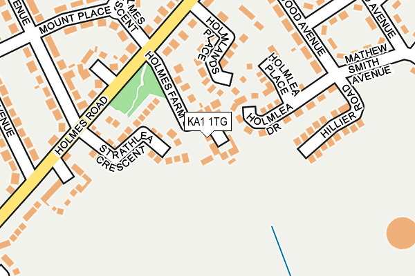 KA1 1TG map - OS OpenMap – Local (Ordnance Survey)