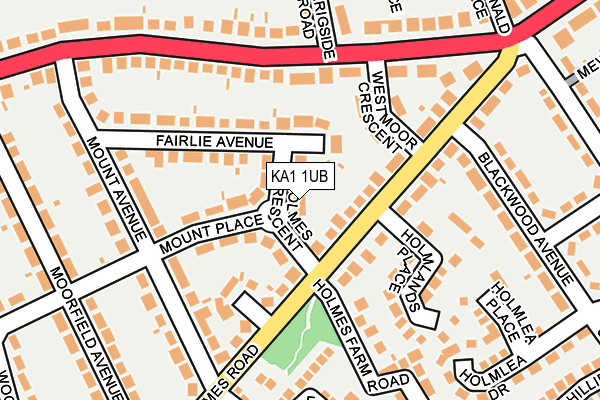 KA1 1UB map - OS OpenMap – Local (Ordnance Survey)