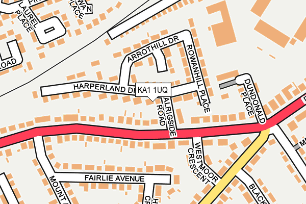 KA1 1UQ map - OS OpenMap – Local (Ordnance Survey)