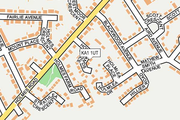 KA1 1UT map - OS OpenMap – Local (Ordnance Survey)