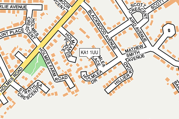 KA1 1UU map - OS OpenMap – Local (Ordnance Survey)