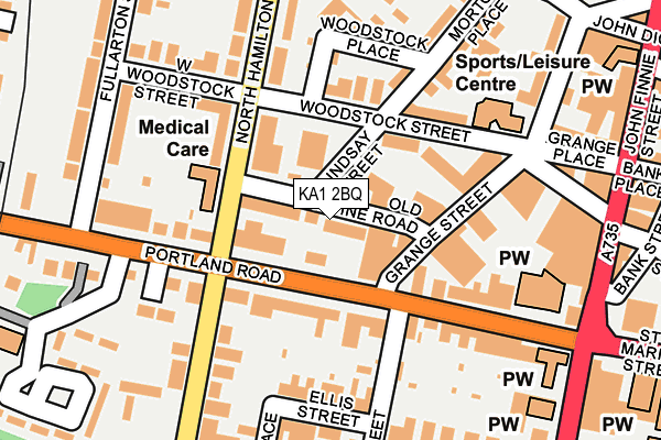 KA1 2BQ map - OS OpenMap – Local (Ordnance Survey)