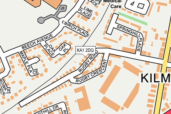 KA1 2DQ map - OS OpenMap – Local (Ordnance Survey)