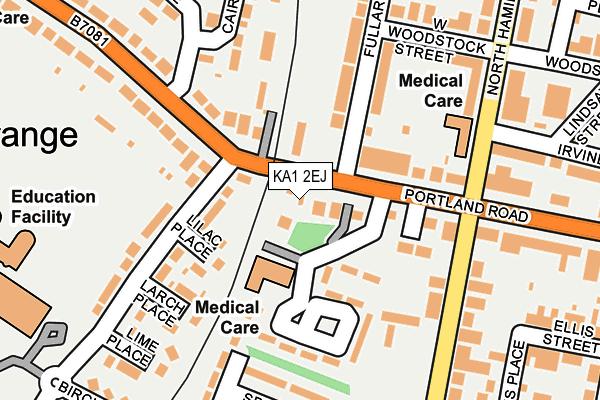 KA1 2EJ map - OS OpenMap – Local (Ordnance Survey)