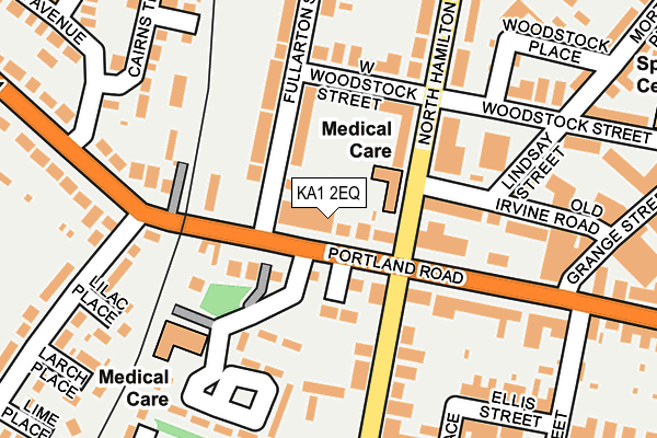 KA1 2EQ map - OS OpenMap – Local (Ordnance Survey)