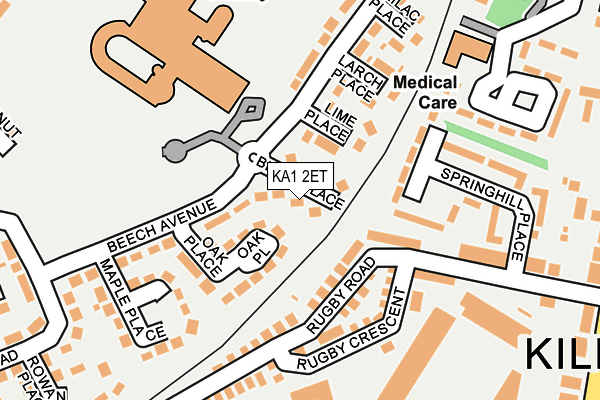KA1 2ET map - OS OpenMap – Local (Ordnance Survey)