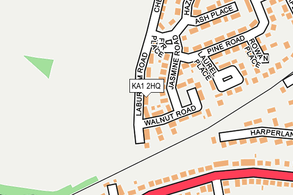 KA1 2HQ map - OS OpenMap – Local (Ordnance Survey)